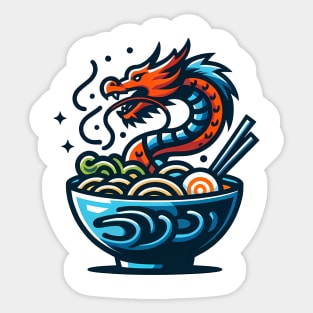 Dragon Ramen Sticker